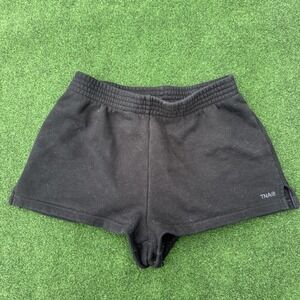 Black TNA Sweatfleece Cozy Fleece Perfect Fit Shorts From Aritzia Size: M
